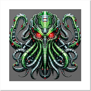 Biomech Cthulhu Overlord S01 D40 Posters and Art